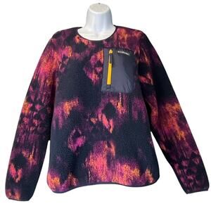 Columbia Sportswear Women’s L Purple Pullover Single Pocket Sweater CozyOutdoors